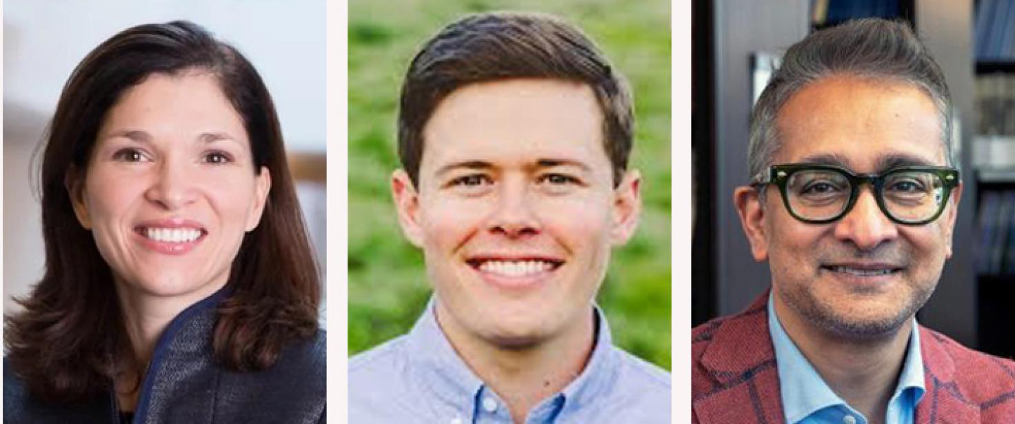Three NBER Affiliates Join CEA, CMS, and IDB Research associates Laura Alfaro, Andrew C. Johnston, and Anup Malani