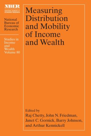 Measuring Distribution and Mobility CRIW volume 80