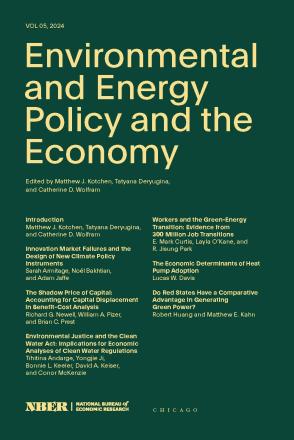 Environmental and Energy Policy and the Economy, volume 5 | NBER