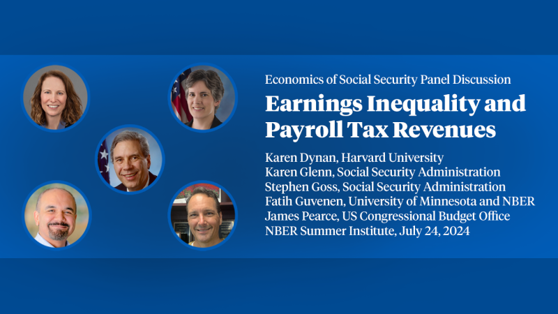 2024, Economics of Social Security Panel, "Earnings Inequality and Payroll Tax Revenues"