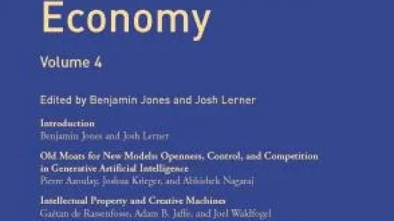 Entrepreneurship and Innovation Policy and the Economy, volume 4